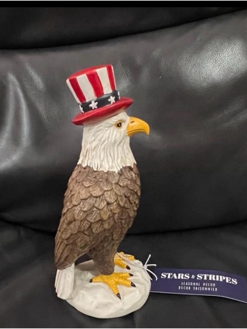 Stars and Stripes Patriotic Eagle - Stars and Stripes Eagle Figurine